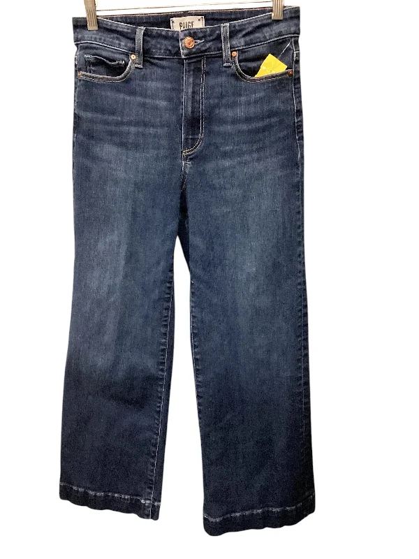 Jeans Boot Cut By Paige In Blue, Size: 4