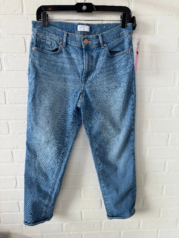 Jeans Boyfriend By Loft In Blue Denim, Size: 4p