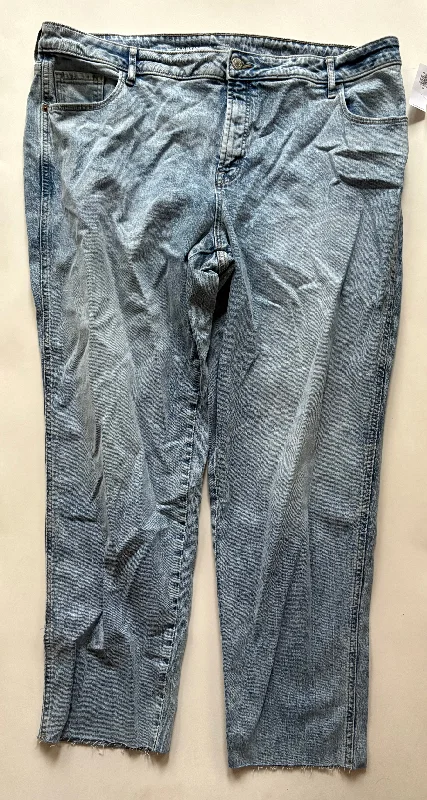 Jeans Straight By Old Navy In Blue, Size: 20