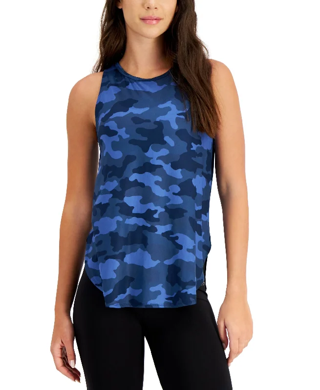 ID Ideology Womens Essentials Sweat Set Camo Tank Top