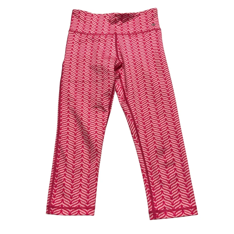 Athletic Leggings Capris By Vineyard Vines In Pink & Red, Size: Xs