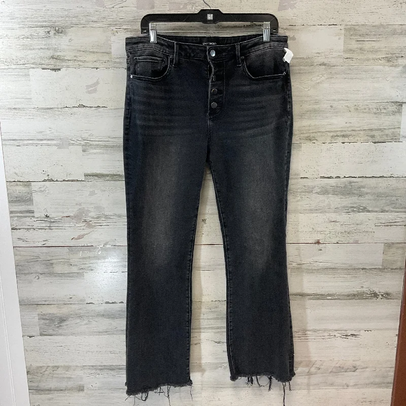 Jeans Boot Cut By Driftwood In Black Denim, Size: 14