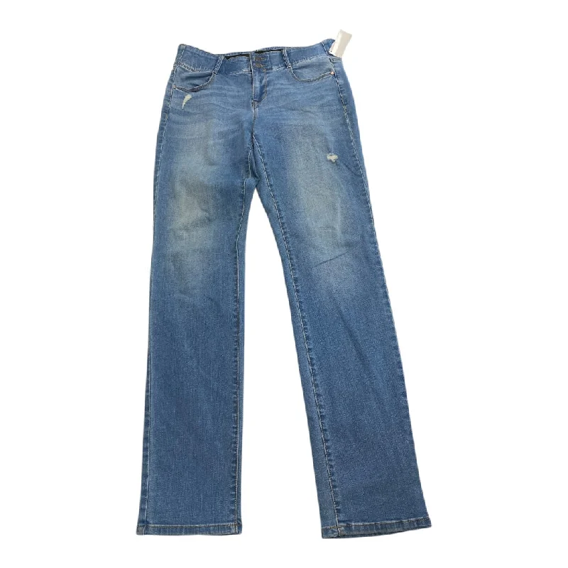 Jeans Straight By Hudson In Blue Denim, Size: 2