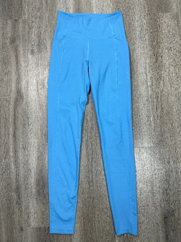 Athletic Leggings By Girlfriend Collective In Blue, Size: S