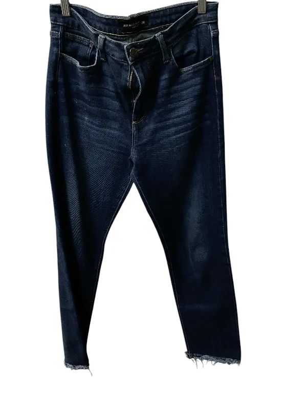 Jeans Straight By Just Black In Blue Denim, Size: 8