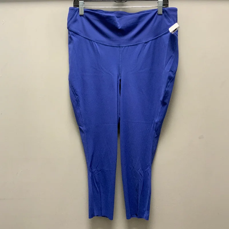 Athletic Leggings By Lululemon In Blue, Size: Xl