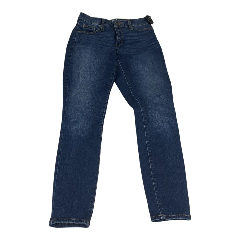 Jeans Skinny By Universal Thread In Blue Denim, Size: 4