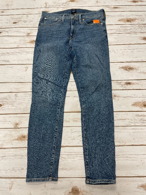 Jeans Skinny By J. Crew In Blue Denim, Size: 8