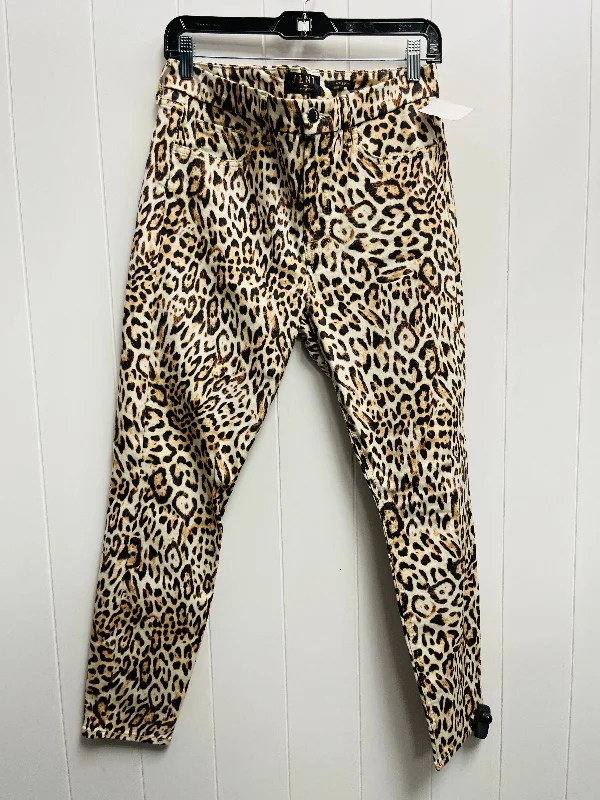 Jeans Skinny By Seven 7 In Animal Print, Size: 8